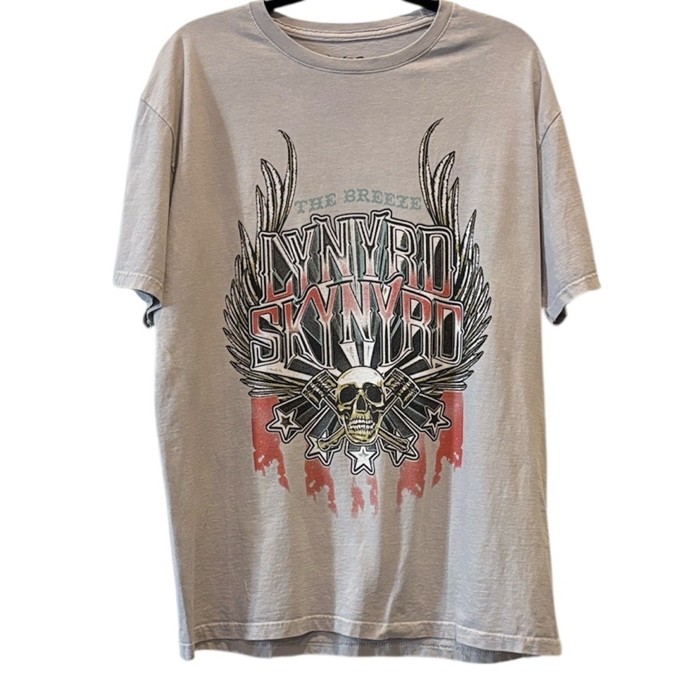 Men's Licensed Lynyrd Skynyrd The Breeze Short Sleeve Rock Band T-Shirt Large